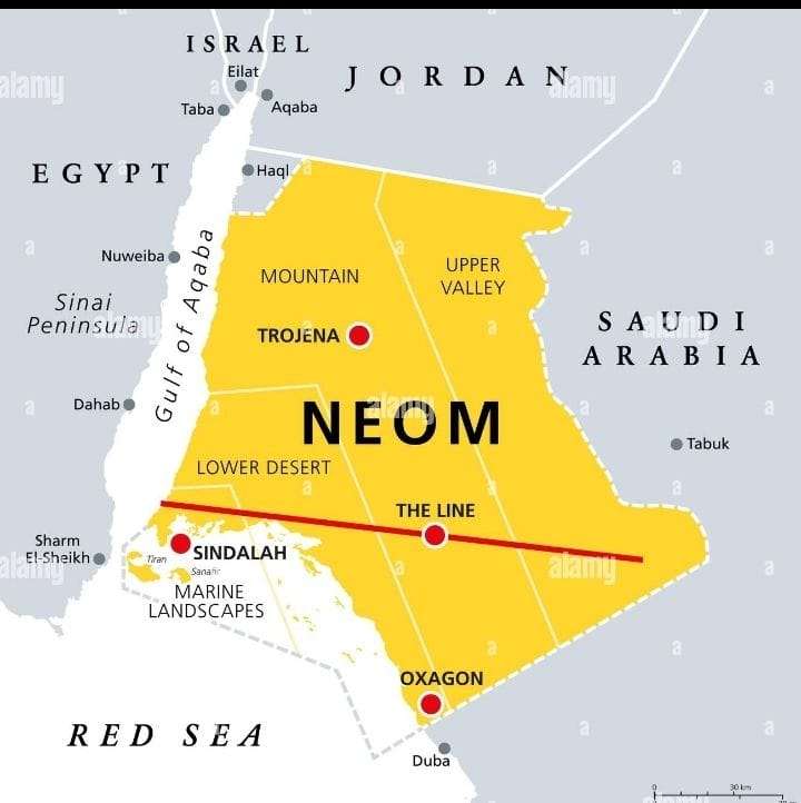 neom map