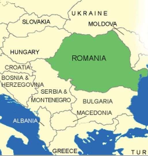 Romainia map
